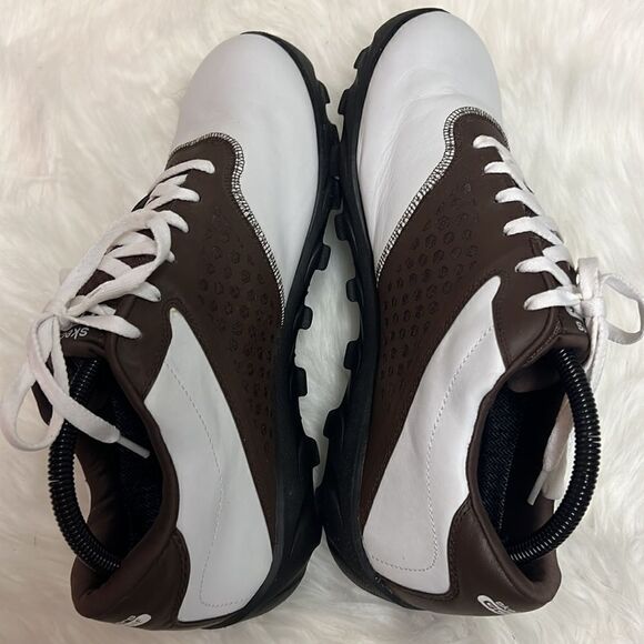 Sketchers go golf Storie spike-less leather shoes Size 9 - Picture 10 of 12